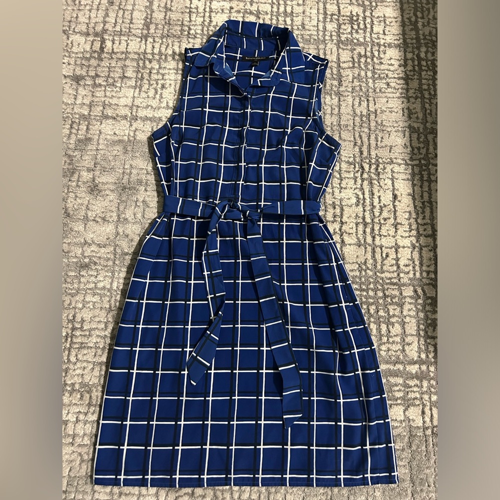 Banana Republic geometric sleeveless dress. Size 0.